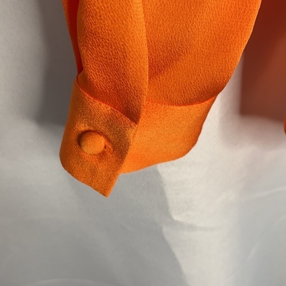 Vince Camuto Wrap Front Hammer Satin Blouse - Picture 5 of 6